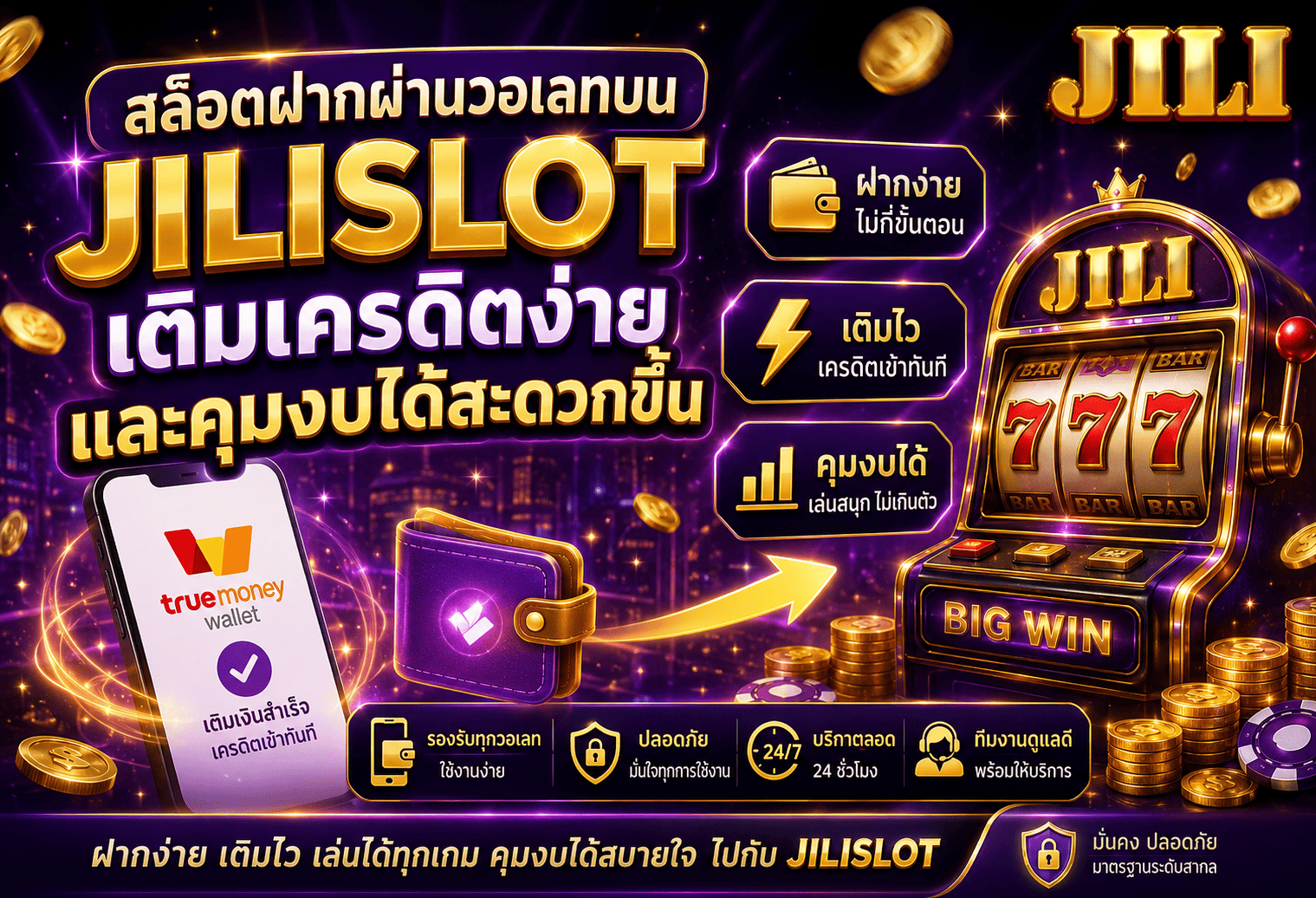 สล็อตฝากผ่านวอเลท