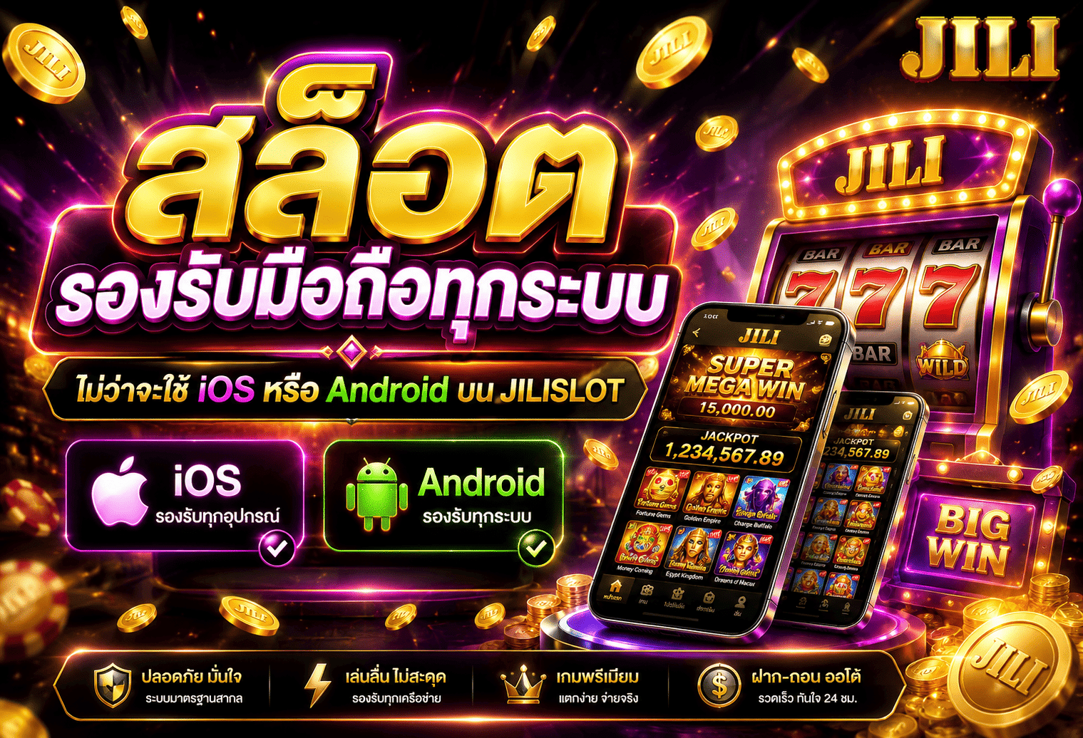 สล็อตรองรับมือถือทุกระบบ
