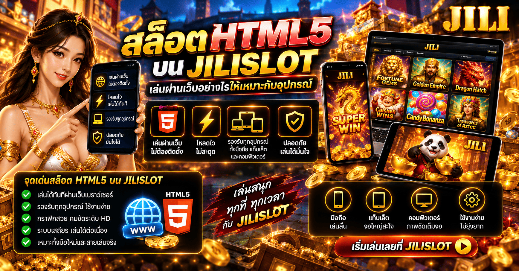 สล็อต HTML5
